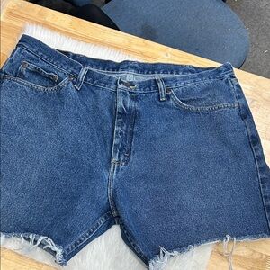 Wrangler Women's Dark Blue Jean Shorts
